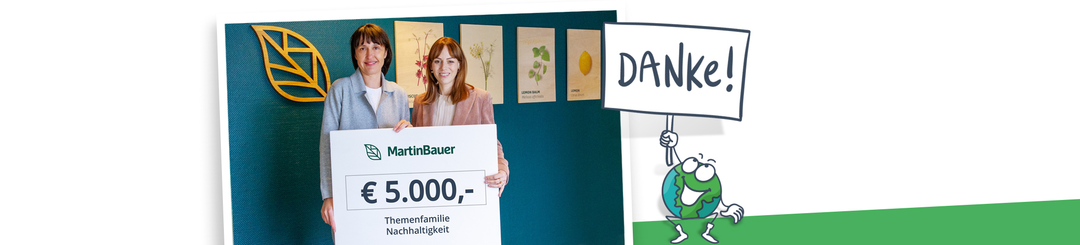 Spenden statt schenken! Weihnachtsspende 2023 von Martin Bauer Group
